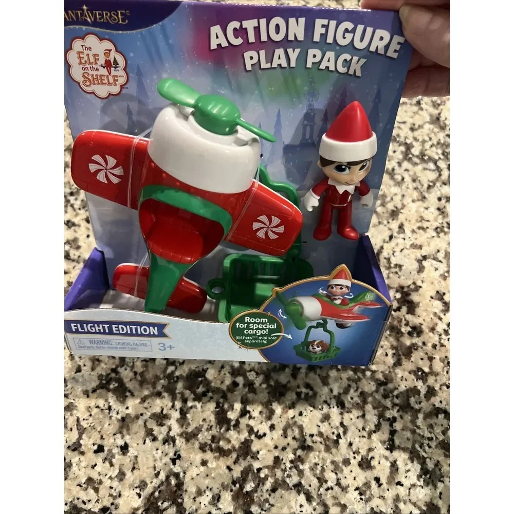 Elf On The Shelf Action Figure Play Pack Flight Edition Airplane Elf Pets New‎